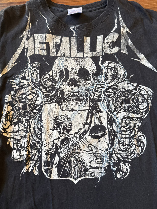 2008 Metallica Wherever I May Roam Pushead All Over Print Tee Size L