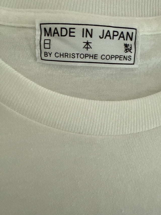 Christophe Coppens Made In Japan Graphic T-Shirt White Size Medium