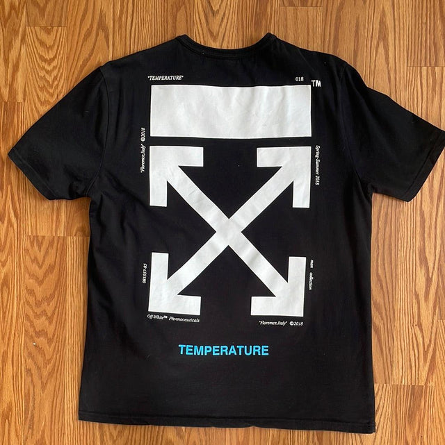 2018 Off White Mona Lisa Temperature Tee XL