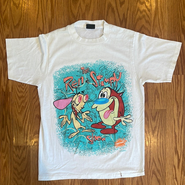 1991 Ren & Stimpy Show Nickelodeon Shirt L