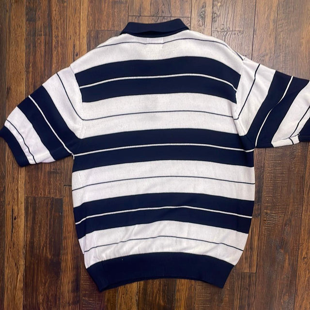 Fb County Trilogy Charlie Brown Blue & White Polo Shirt 4XL