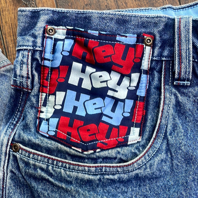 Vintage 2001 Platinum FUBU Fat Albert Hey! Jeans 42X34