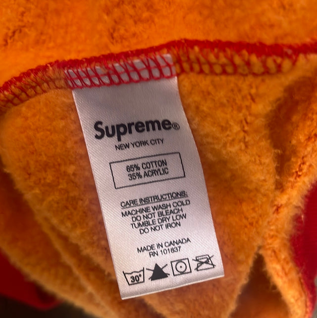 FW17 Supreme Small Box Zip Up Hooded Sweatshirt M