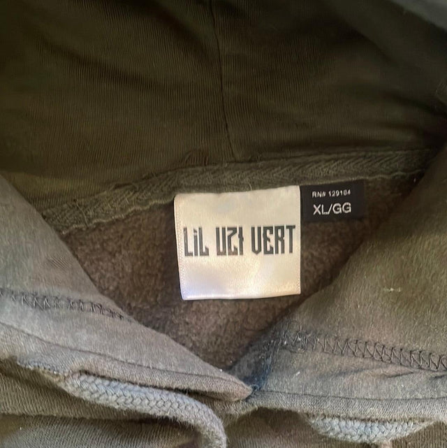 LIL Uzi Vert Green and Purple Hoodie XL