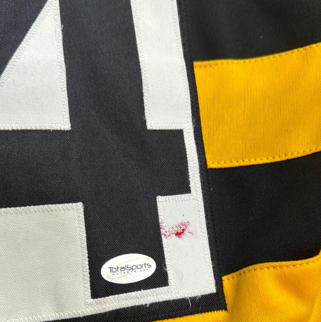 Signed Pittsburgh Steelers #44 Terry Matakevich Sz Bumblebee Jersey XL