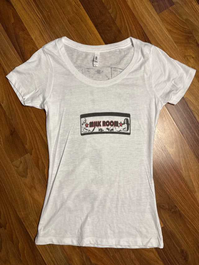 Milk Room Backpage Angel Tee – Women’s Scoop Neck