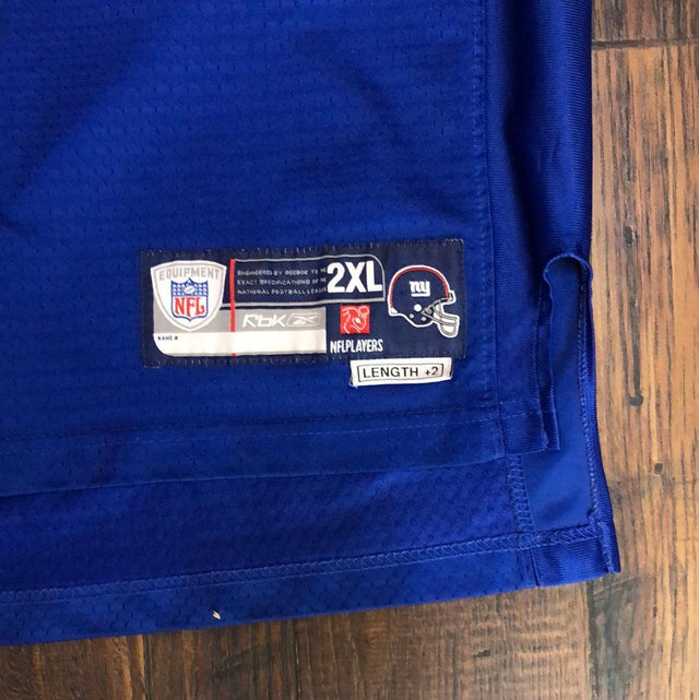 NFL New York Giants Eli Manning #10 Reebok Equipment Jersey 2XL