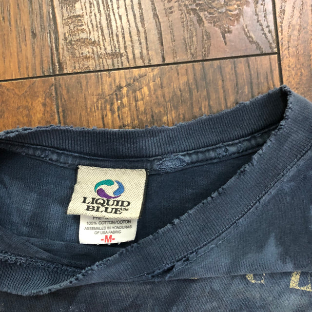 Vintage Liquid Blue Led Zeppelin Physical Graffiti Shirt M