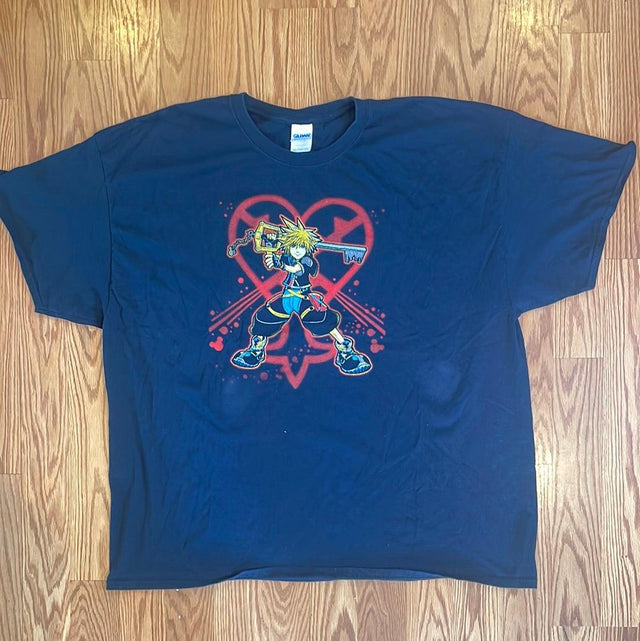 Y2K Kingdom of Hearts Sora Shirt 3XL