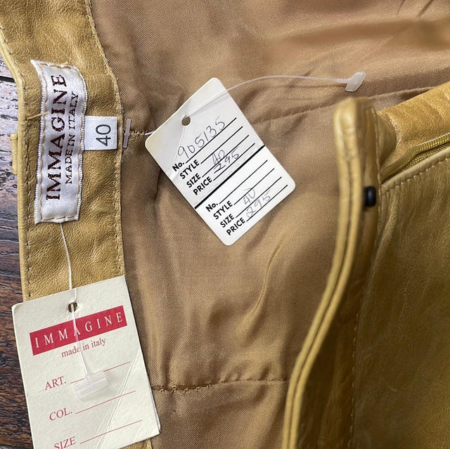 Immagine Made in Italy Leather Pants 40