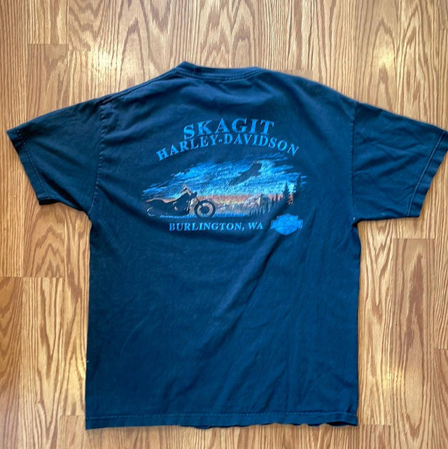 Y2K Harley Davidson Burlington, WA Shirt L