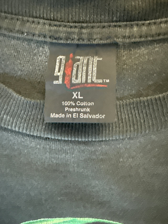 Vintage 1997 Lollapalooza World Tour T-Shirt XL, Black, Giant Tag