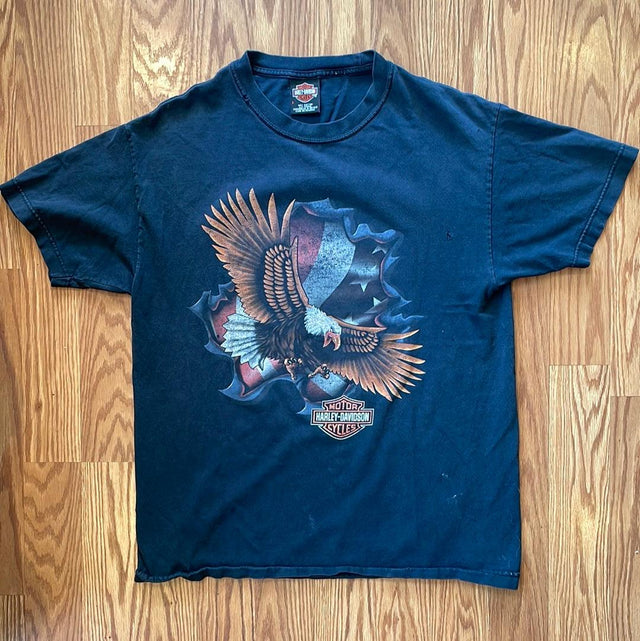 Y2K Harley Davidson Burlington, WA Shirt L