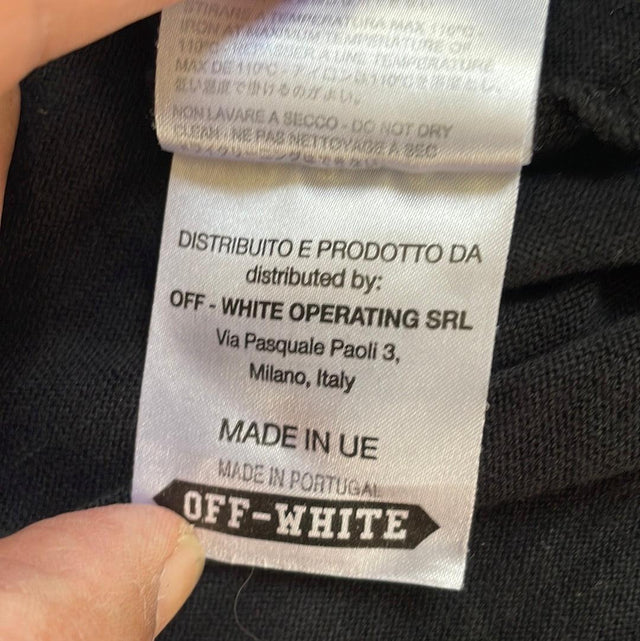 Off-White “White Cap Waves Start From Nothing” Tee M