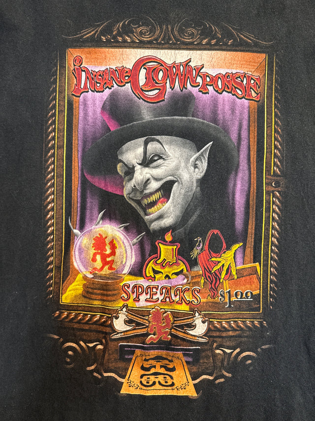 Insane Clown Posse “Speaks” Double-Sided T-Shirt – 2010 Horrorcore Rap Tee XL