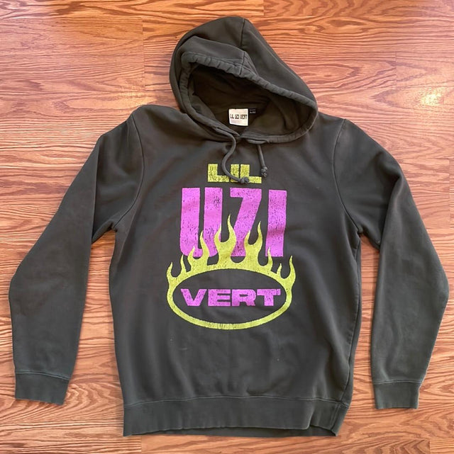 LIL Uzi Vert Green and Purple Hoodie XL