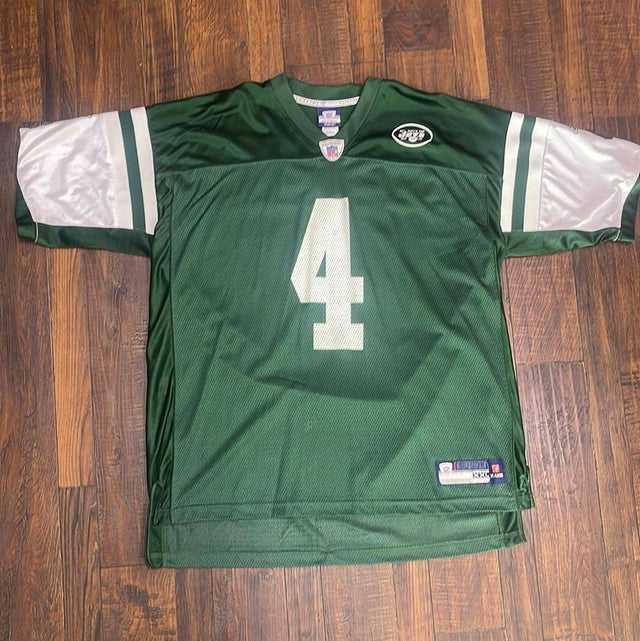 NFL Brett Favre #4 Jets Reebok Jersey 2XL