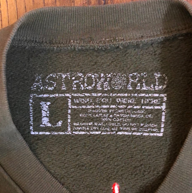 SS19 Travis Scott Astroworld Tour Skipping Bear Crewneck