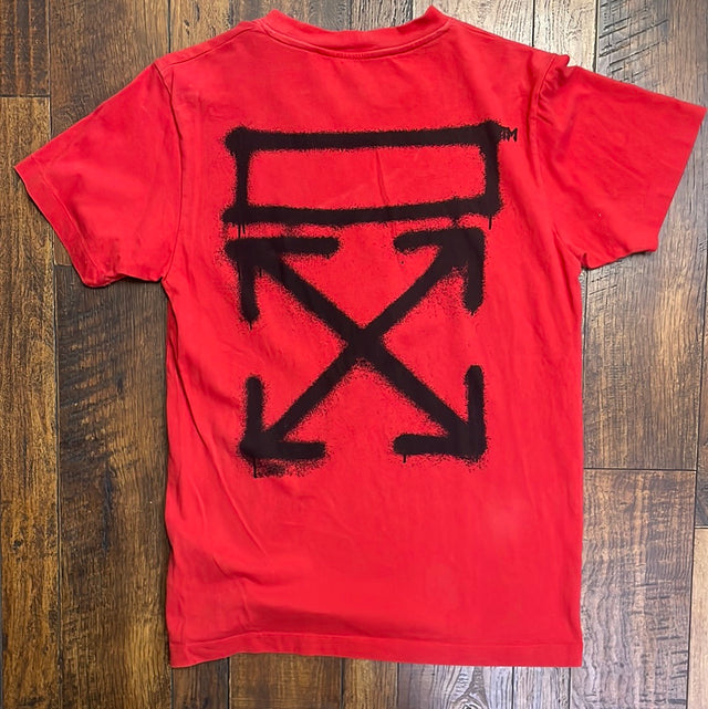 Off White Spray Marker Tee S