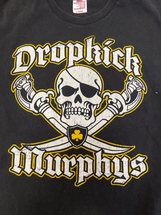 Vintage Dropkick Murphys For Boston Bayside Made in USA Shirt L