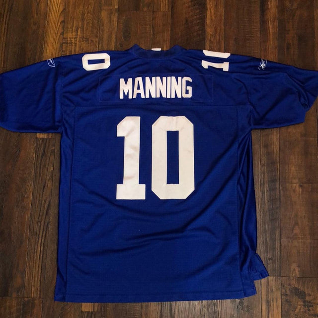 NFL New York Giants Eli Manning #10 Reebok Equipment Jersey 2XL