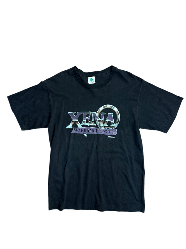 Vintage 1997 Xena Warrior Princess T-Shirt Black XL | 90s Cult Classic TV Tee