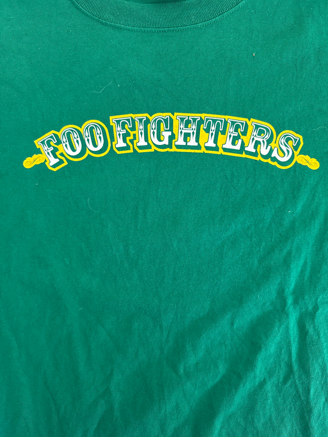 Y2K Foo Fighters Never Trust A Gingerman T Shirt Green Size XL