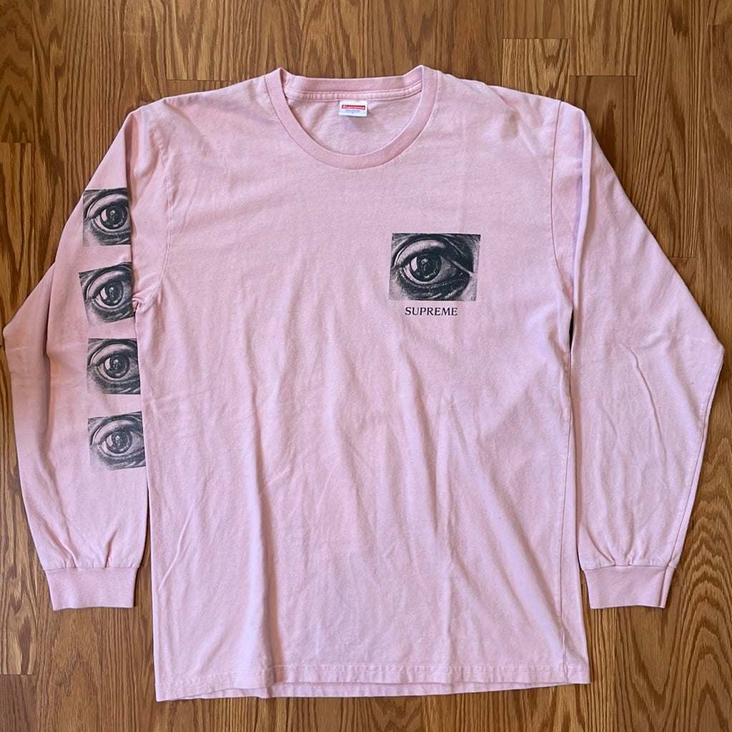 Supreme Pink MC Escher Eye LS Tee Large – Milk Room: Luxury