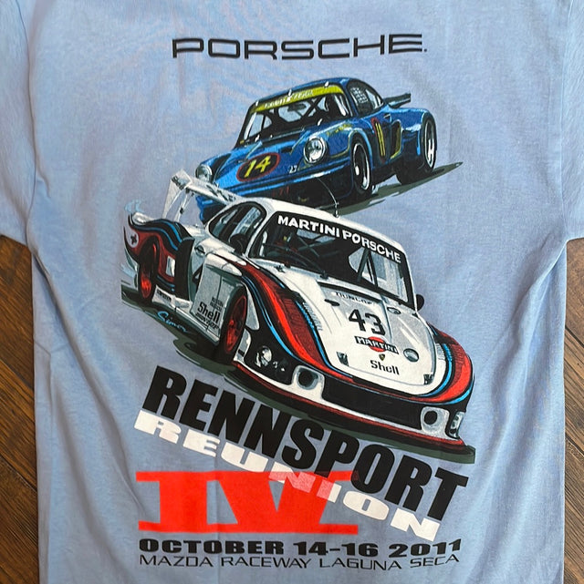2011 PORSCHE Rennsport Reunion IV Laguna Seca Short Sleeve T-Shirt