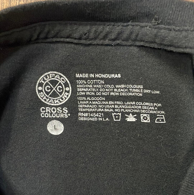 Tupac Cross Colours Poetic Shirt L