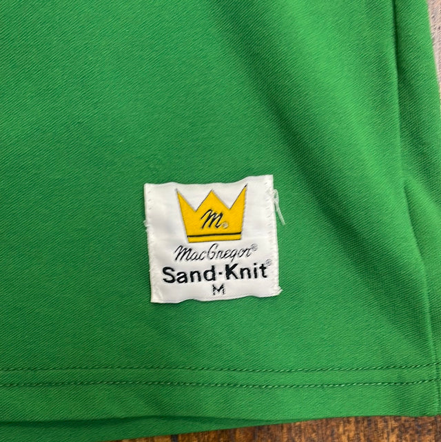 Vintage 1989/90 NBA Boston Celtics Larry Bird Macgregor Sand-Knit Jersey M