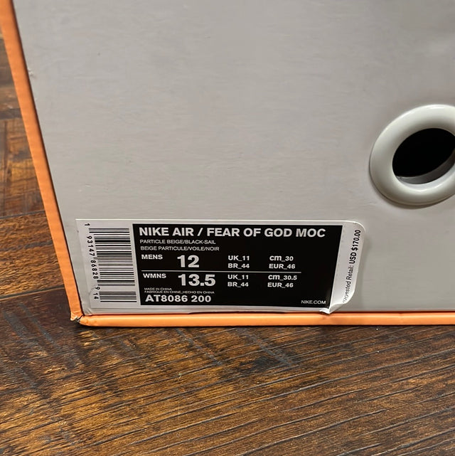 Nike Air Fear Of God Moccasin 12