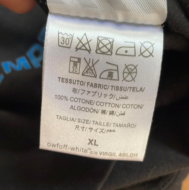 2018 Off White Mona Lisa Temperature Tee XL