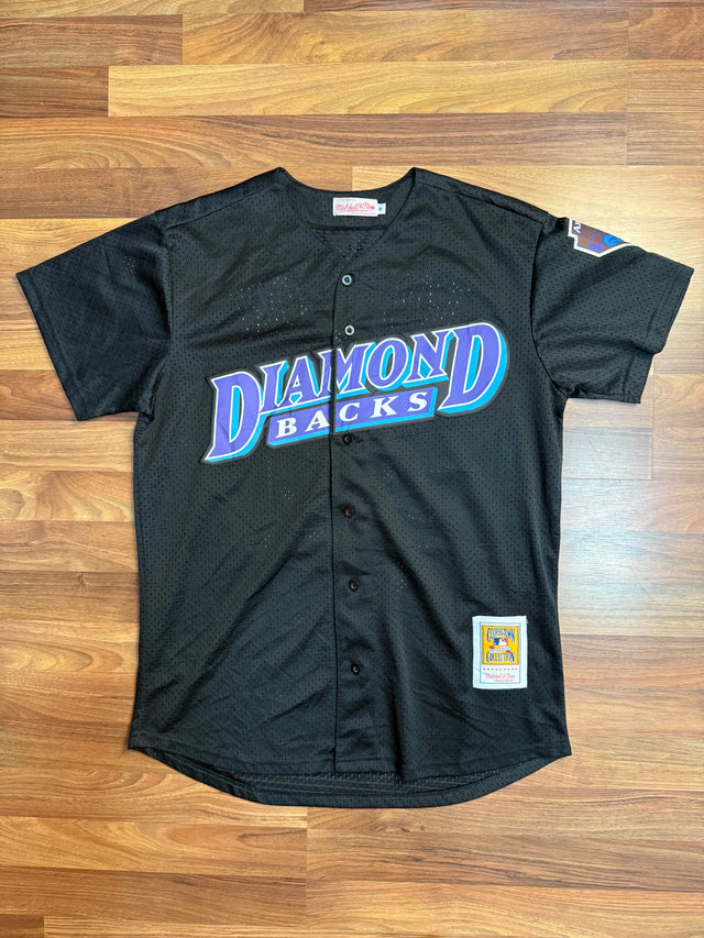 Vintage Arizona Diamondbacks Randy Johnson Jersey - Mitchell & Ness Black Mesh (M)