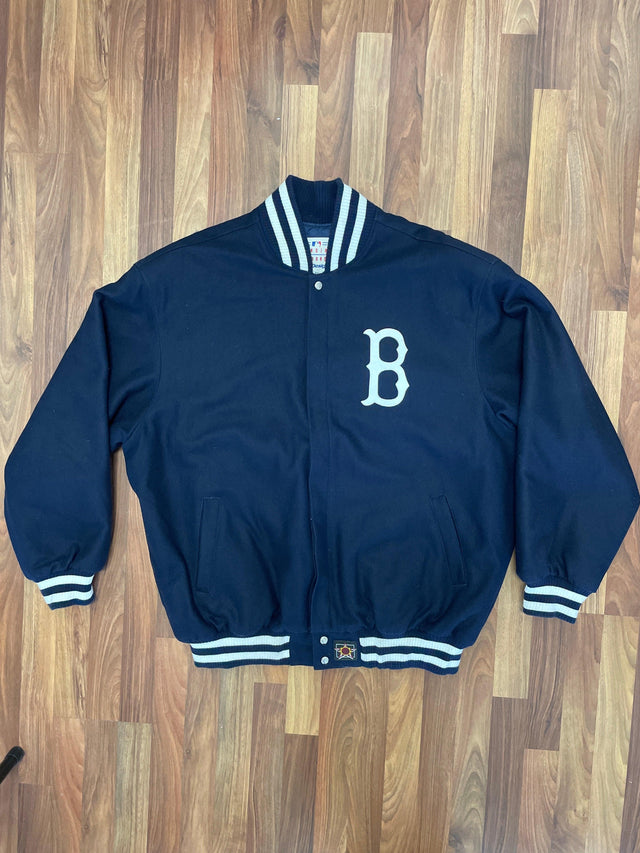 Vintage Jeff Hamilton Boston Red Sox Wool Jacket 4XL