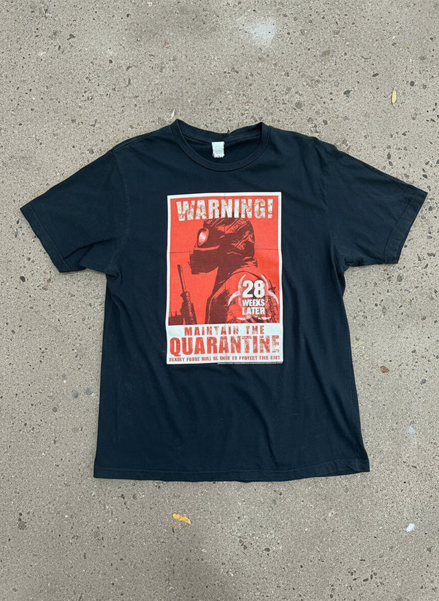 2007 28 Weeks Later “Maintain the Quarantine” Promo Tee – Black (XL)