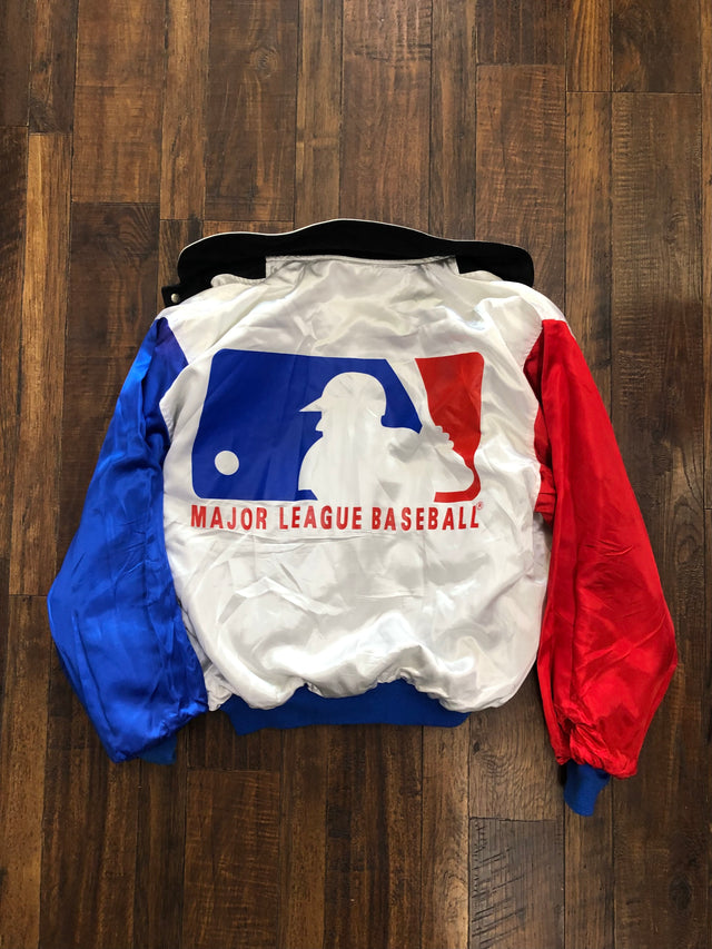 Vintage 90s Jeff Hamilton Los Angeles Dodgers Reversible Leather Jacket XL