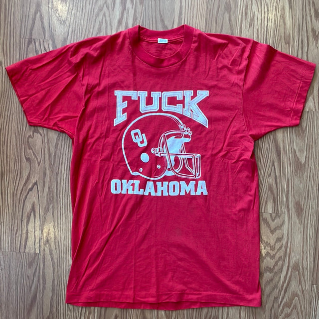 Vintage 80s F Oklahoma Shirt XL