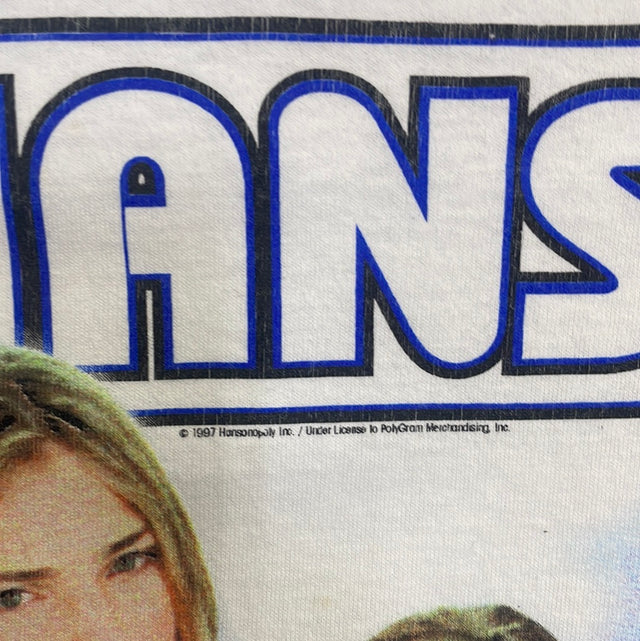 Vintage 1997 Hanson Band Shirt Polygram XL