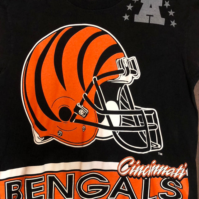 Vintage 1994 Cincinnati Bangles Big Print Shirt L