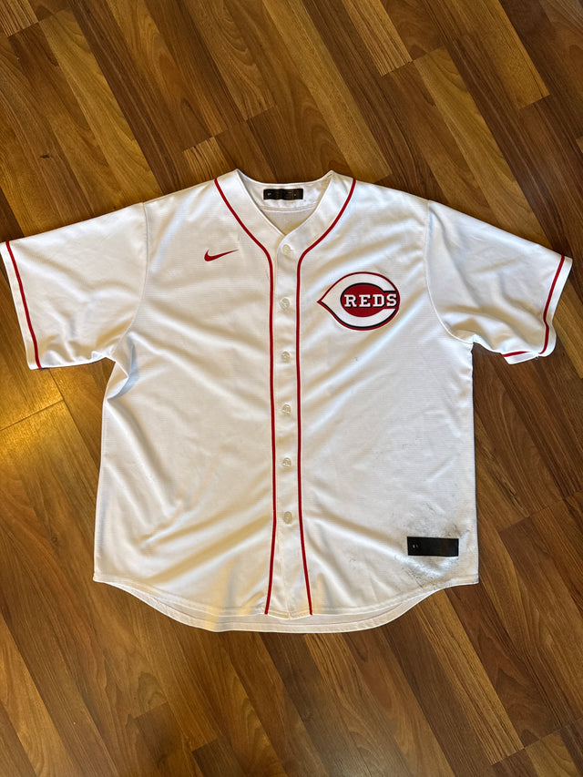 2020s Nike Cincinnati Reds Joey Votto #19 MLB Jersey White Size XXL