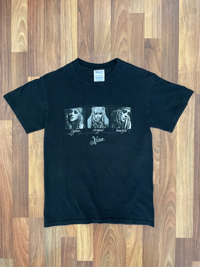 2006 Christina Aguilera Xtina Hurt Lyrics Tee S