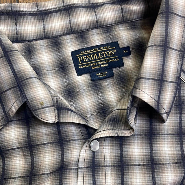 Pendleton Pearl Snap Western Shirt XL