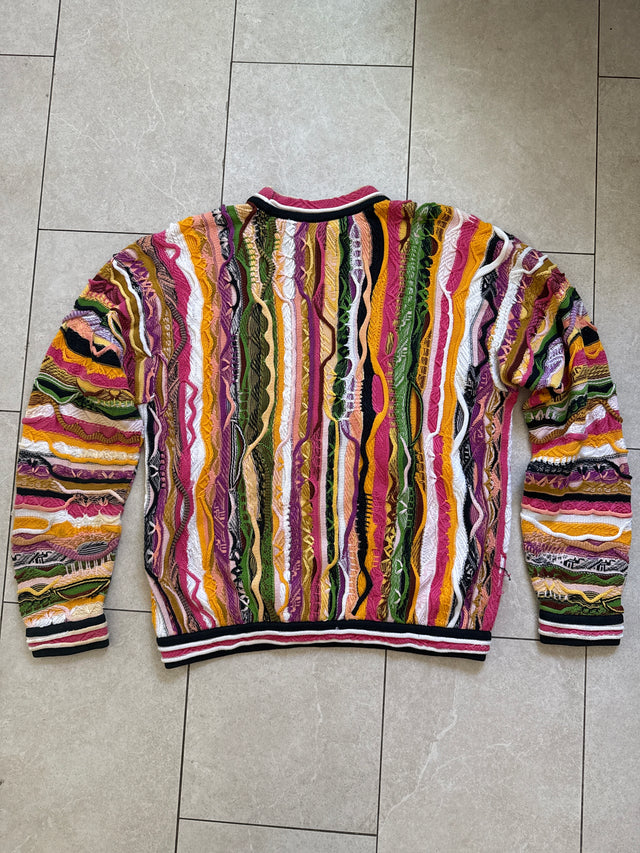 Vintage 1990s Coogi Australia Mercerized Cotton Sweater Size L Made In Australia