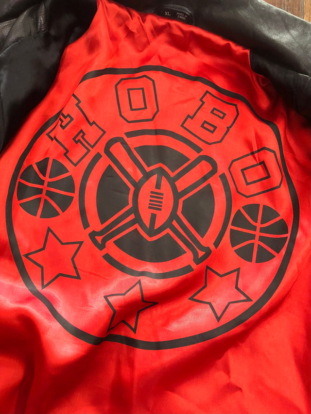 Vintage Rare Michael Hoban North Beach USA Reversible Leather Jacket XL