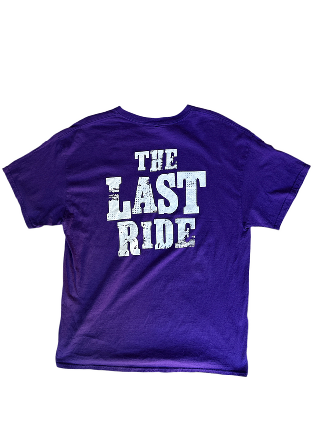 Vintage Crazy Horse Nashville 16 Years “The Last Ride” Purple T-Shirt XL