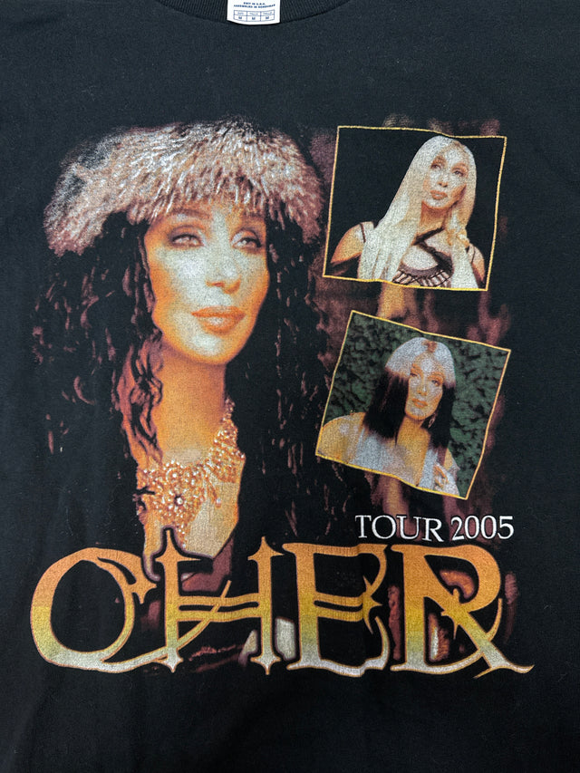 Cher “Farewell Tour 2005” Concert Tee Black Size M