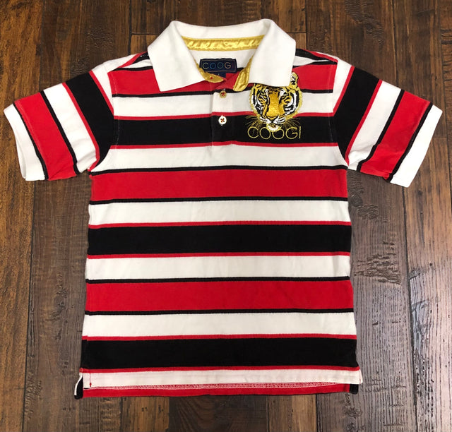 Coogi Tiger Patch Polo Small