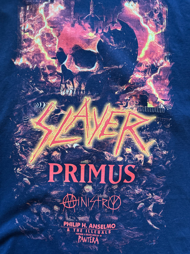 2019 Slayer Final Campaign Farewell Tour Tee Primus Ministry Pantera Size M