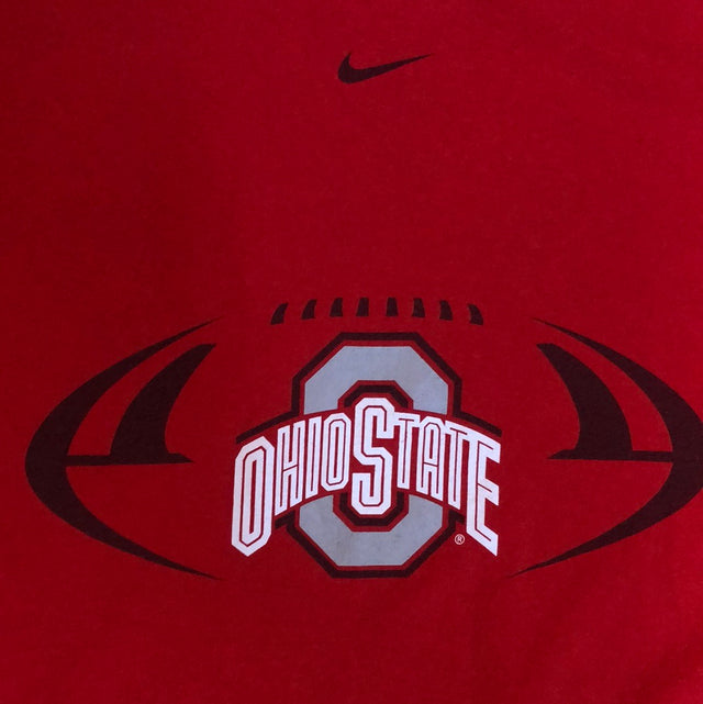 Vintage Y2K Nike Center Swoosh Ohio State Shirt Small
